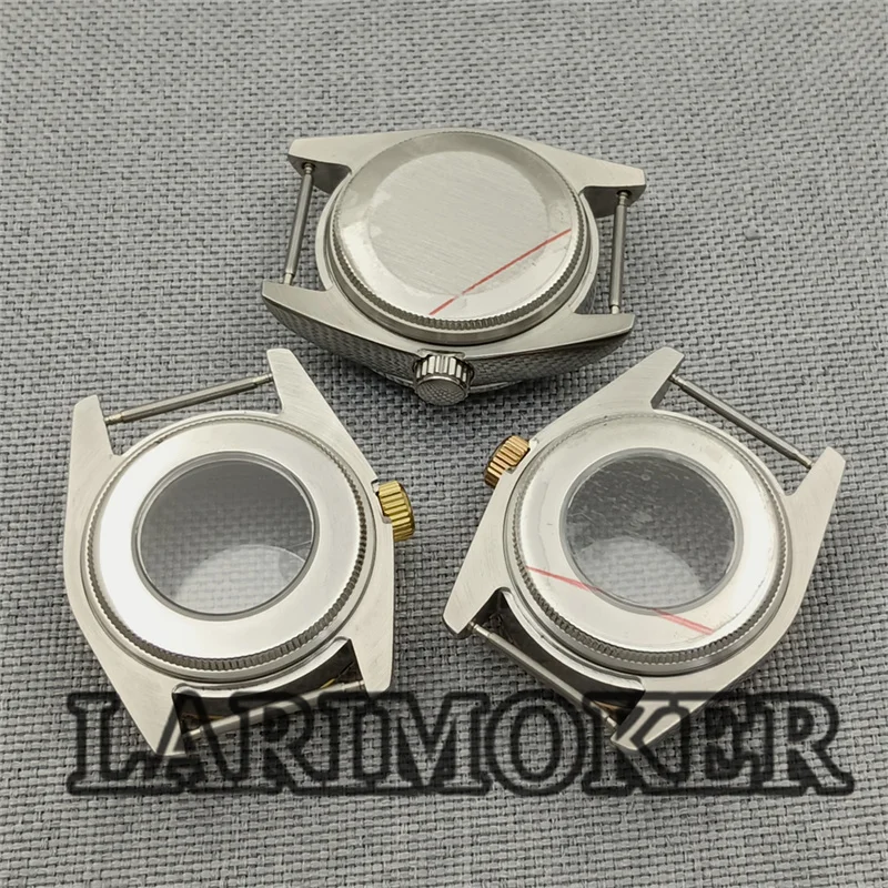 LARIMOKER 31mm NH05 NH06 Movement Women's waterproof Silver Diamond Index Watch Case Stainless Steel Strap Sapphire Glass