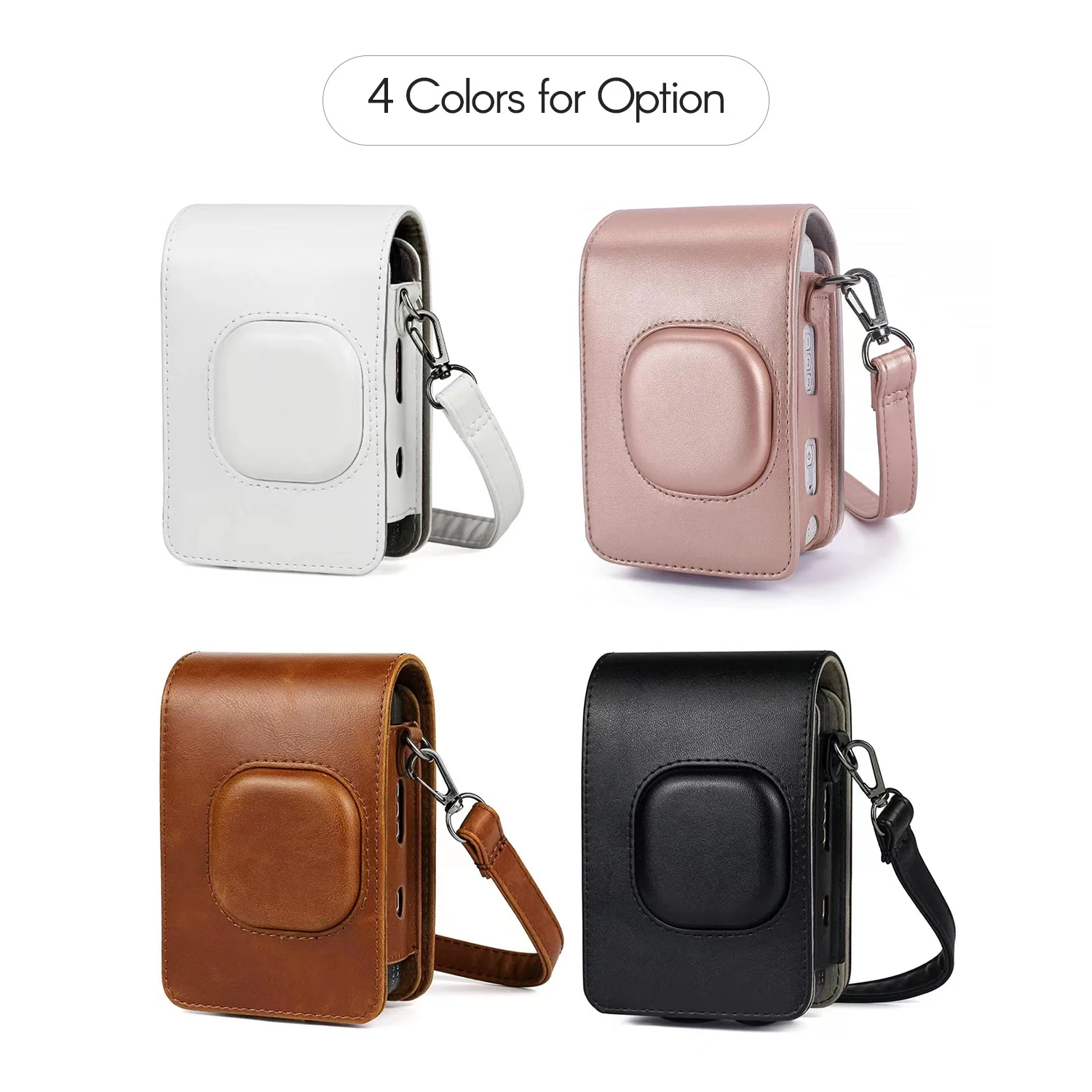 

Retro Soft Mini Camera Case Bag PU Leather Cover with Shoulder Strap For Instax Mini LiPlay Camera Case