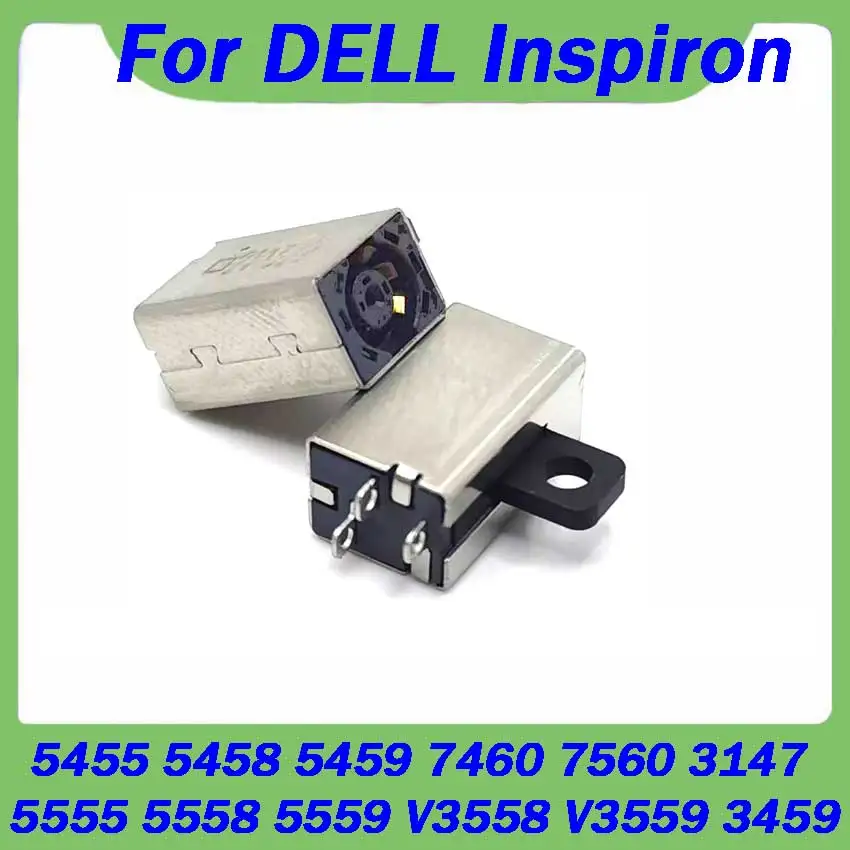 

1-3Pcs DC Power Jack For DELL Inspiron 5555 5558 5559 V3558 V3559 3459 5455 5458 5459 7460 7560 3147 DC Connector Laptop Socket