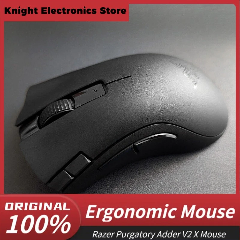 

Razer Purgatory Adder V2 X Esports Gaming Mouse, Dual-mode Wireless Mouse, Ergonomic Mouse, 14000DPI, 7 Programmable Buttons