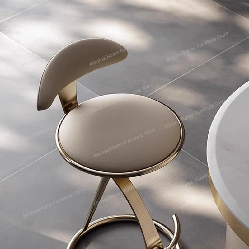 Adjustable Aluminum Barstools Design Living Room Restaurant Modern Bar Chairs Metal Gaming Sillas Para Comedor Home Furniture