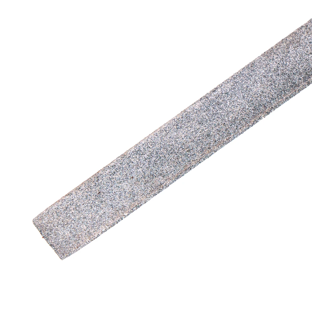 1 Pcs 180mm Long Art Craft Flat Diamond File Grinding Tool Red Silver Tone