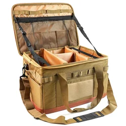 30L Camping Storage Case Camping Cooking Utensil Organizer Large Capacity Car Trunk Storage Bag Collapsible Utility Supplies
