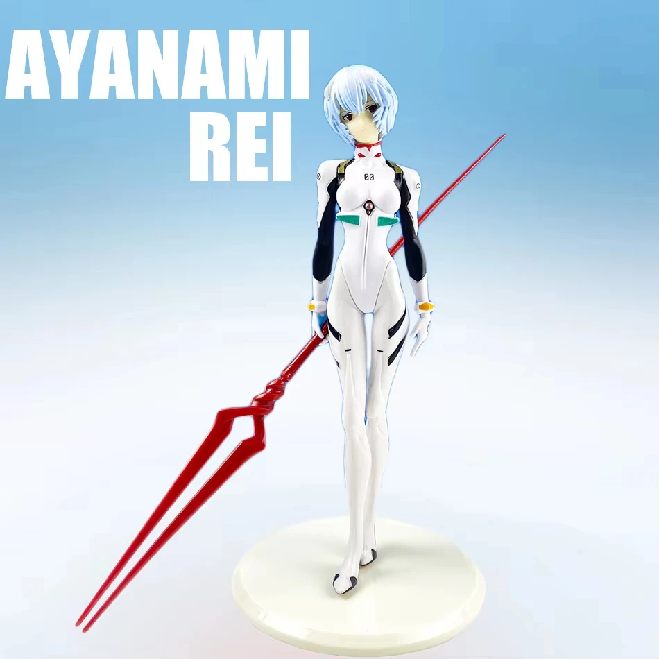 23cm Ayanami Rei Action Figures NEON GENESIS EVANGELION PVC Figurines Model Anime EVA Garage Kits Toy Ornaments ACG Collection