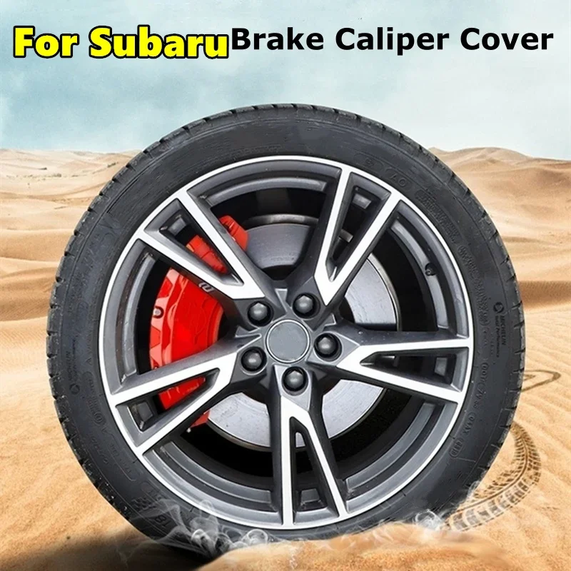 For Subaru Car Brake Caliper Cover Aluminum Alloy Front Rear Fit WRX Impreza Legacy XV BRZ TRIBECA Outback CROSSTREK Forester