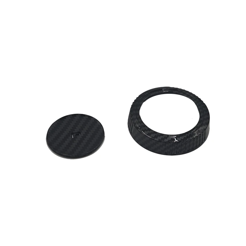 For MG4 MG 4 EV 2022 2023 2024 Car Accessories Gear Shift Knob Cover Trim Dark Night Carbon Fiber Style