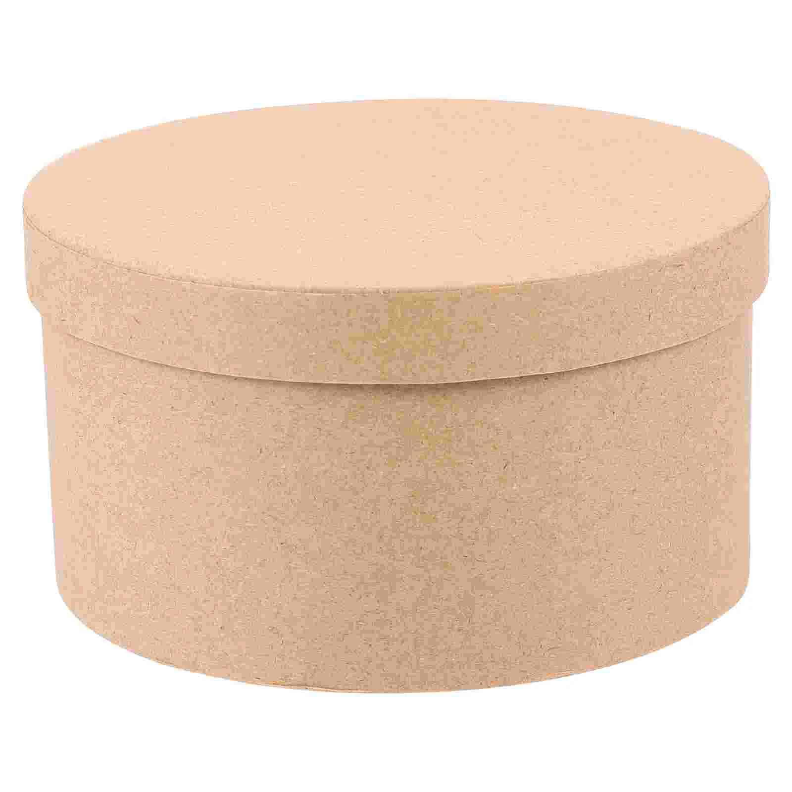 

Round Cake Box Cookie Holder Paper Container Chocolate Gift Boxes Bakery Kraft Candy Multi-function Case Sweet Butterscotch