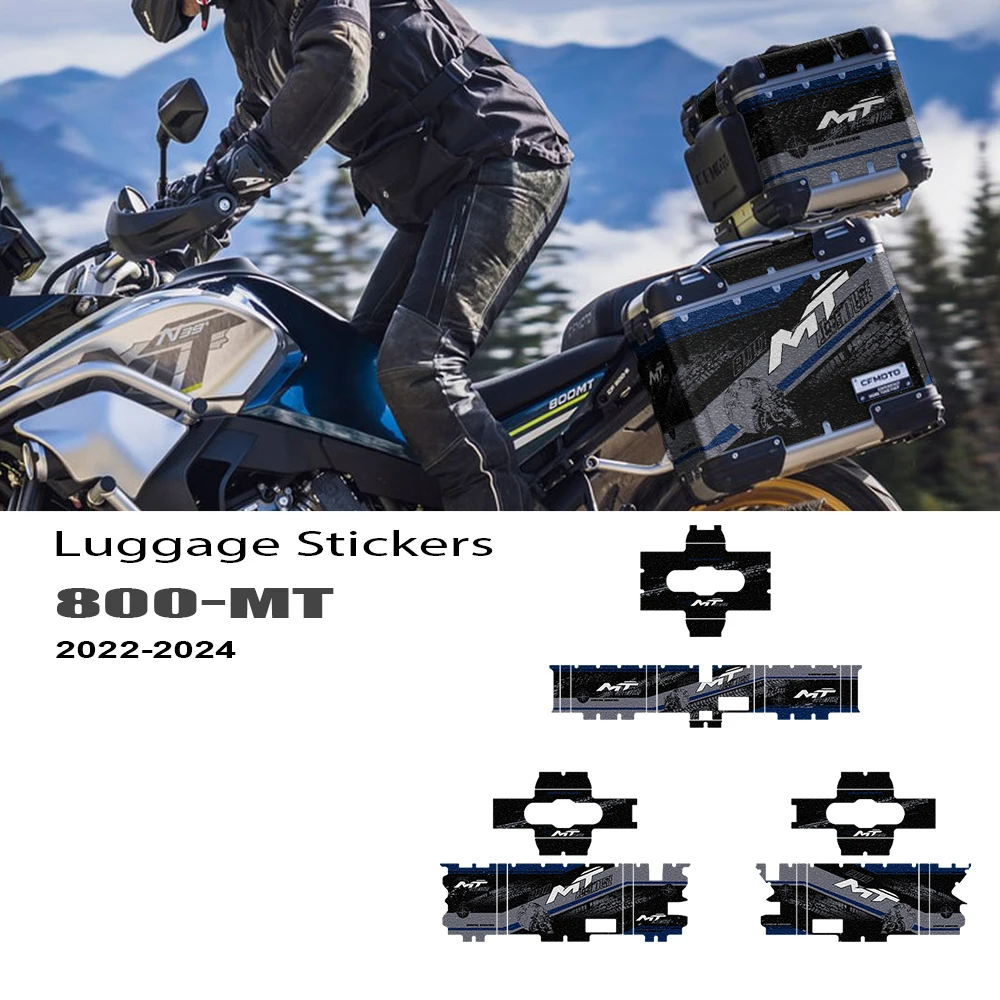 800MT 2024 Trunk Sticker Side Case Mat Motorcycle Trunk Set Decals For CF MOTO 800 MT Explore 2022 2023 2024