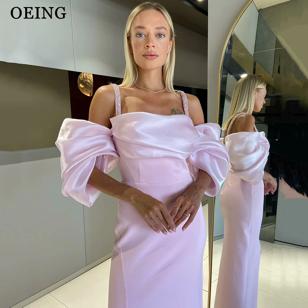 

OEING Gentle Off The Shoulder Prom Dress Dubai Arabia Sexy Side Split Evening Dresses Formal Gown Vestidos De Gala فساتين سهرة