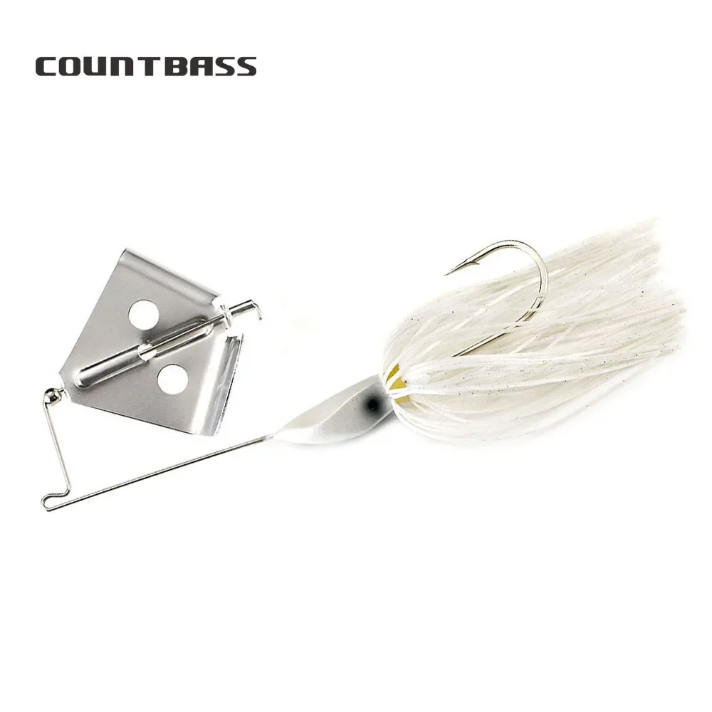 COUNTBASS 1/2 oz Quantity Buzzbaits with VMC hook 4/0, Wire Baits With Silicone Skirts, Freshwater Fishing Lures