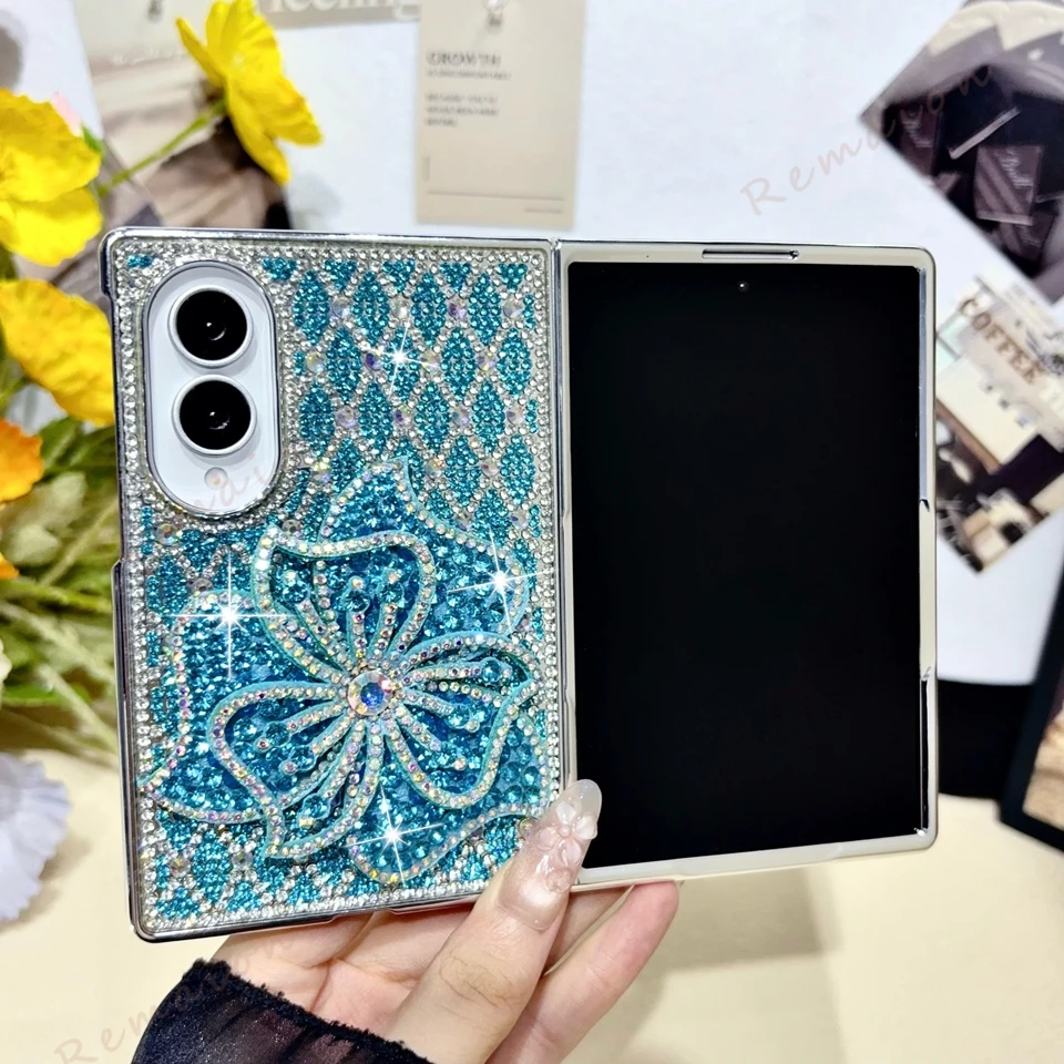 Glitzernde Diamant-Sechsblumen – Phone Cases Z Fold 4 Bewertung und Preis