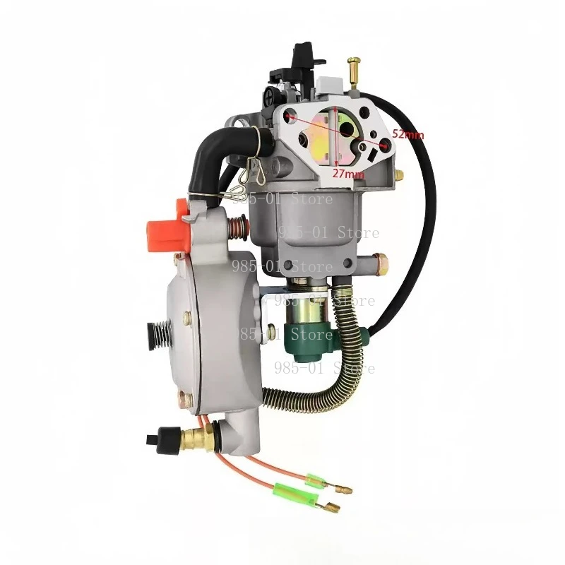 

Карбюратор 188F для гибридного генератора 5 кВт (LPG/NG) с автоматическим и ручным приводом заслонки