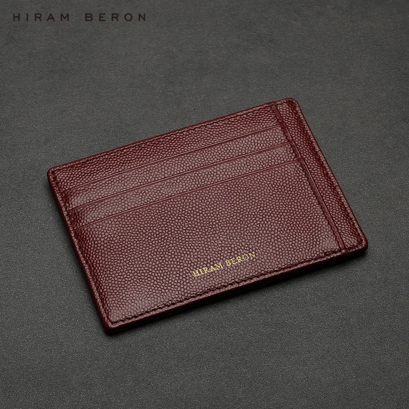 

Hiram Beron Personalized Leather Credit Card Holder with RFID Blocking Gift for Mom Family Friend Dropship