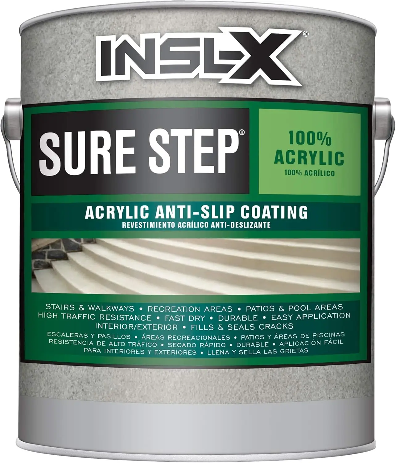 Su092209A-01 Sure Step Acrylic Anti-Slip Coating Paint, 1 Gallon, Desert Sand