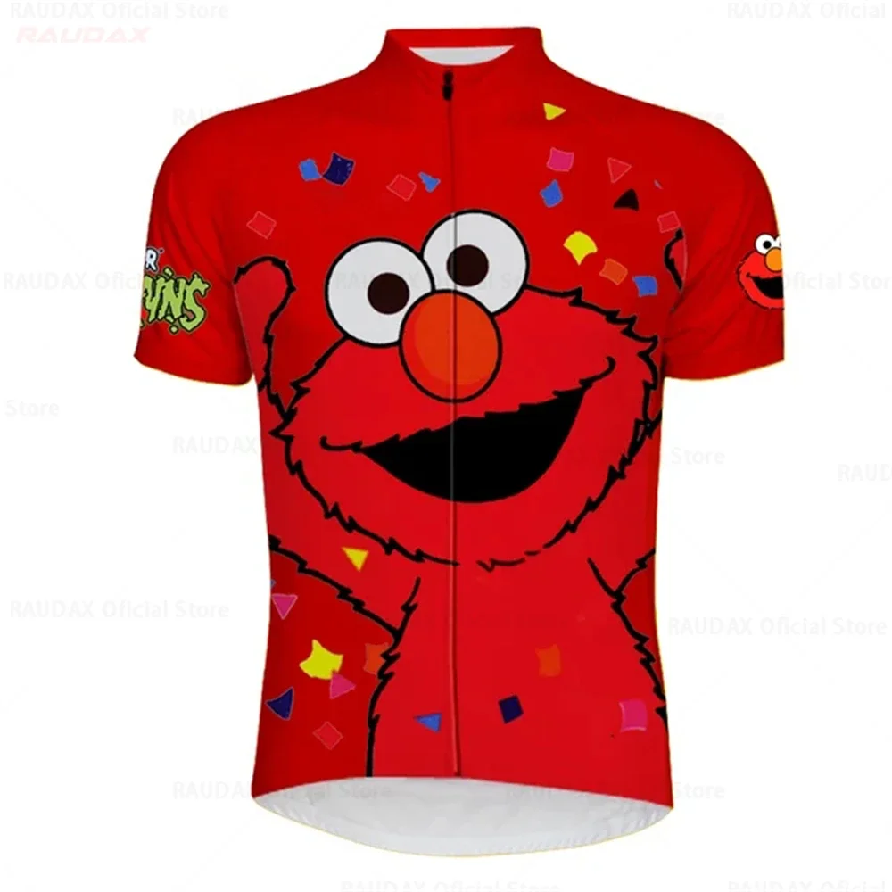 2023 Cartoons Cycling Clothes Summer Men Funny Bicycle Mountain Road Bike Shirts Bicycle Funny Cartoon Anime Cycling Jersey