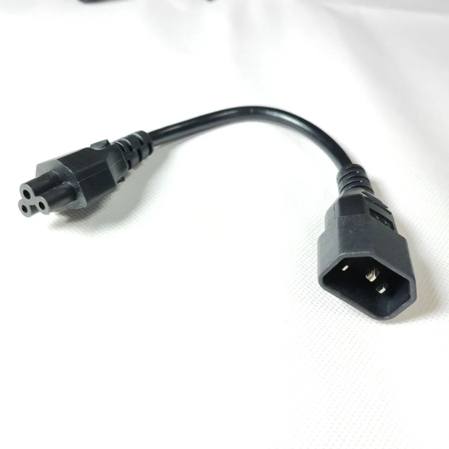 IEC320 C14 to C5 C7 C13 Male Female PDU PSU Computer Adapter Convter ATX Power Extension Cord Cable 20cm