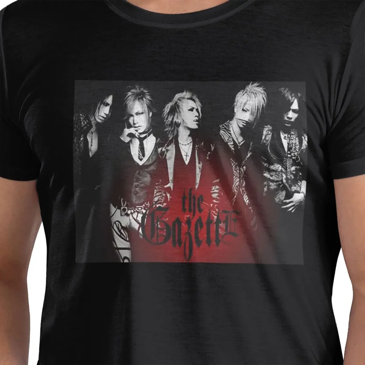Japan Rock The Gazette Band T-Shirt for Men Cotton Plus Size T Shirts Men's Short Sleeve O-Neck Summer Clothes Tops S-6XL