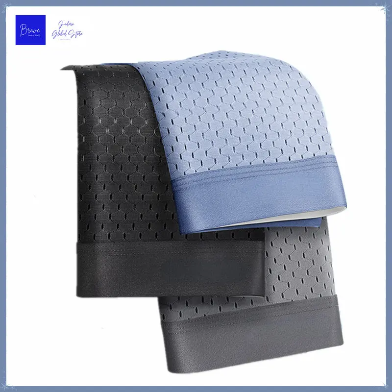 1 Pc Graphene Männer Unterwäsche Panty Mann Boxer Shorts AAA Antibakterielle Ice Seide Höschen Mesh Unterhose Atmungsaktive Unterhosen Männer