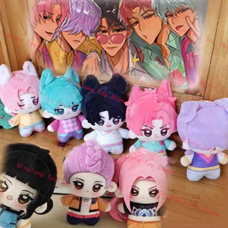 

Новый Kpop Demon Hunters Saja Boys плюшевый брелок милый мультфильм Jinu Mystery Romance Baby Abby плюшевая сумка Декор мягкая игрушка в подарок