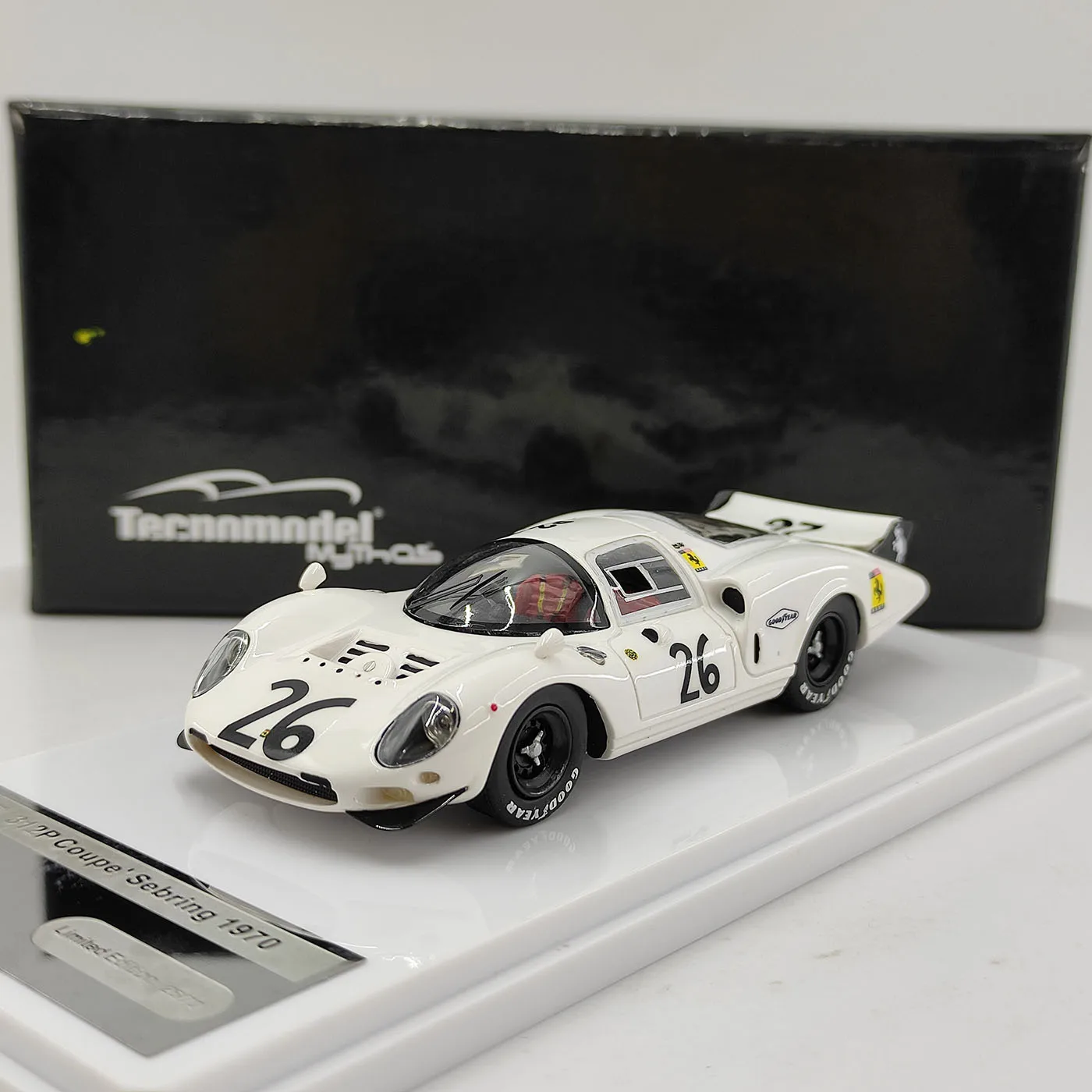 Tecnnmndel 1:43 Scale F. 312P Coupe' Sebring 1970 #26 Resin Car Model