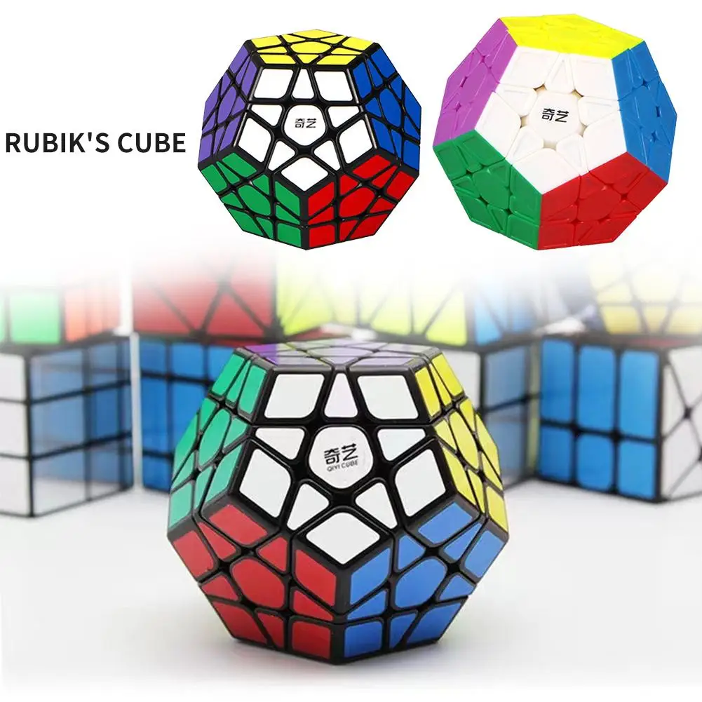 Cube de Vitesse Pentagonal de 3x3x3 Dodécaèdre, Puzzle Torsadé, Jouet de Développement Intellectuel pour Enfant