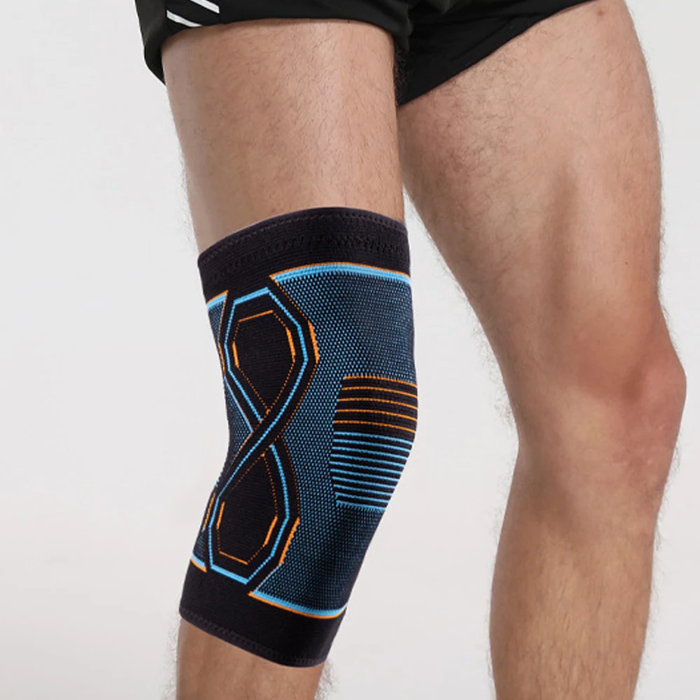 2 Premium-Kniebandage-Stützhülsen – Kompression für Laufen, Fitnessstudio, Sport – atmungsaktiv und schmerzlindernd für Arthritis, Männer und Frauen – Detail 14