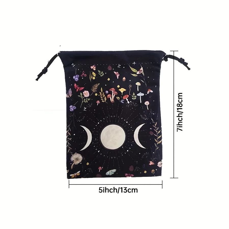 1 قطعة التارو السماوي وعلم التنجيم الحقيبة-علامات زودياك (الحمل، الثور، الجوزاء،) تخزين متعدد الأغراض للمجوهرات، النرد، غرفة نوم قلادة