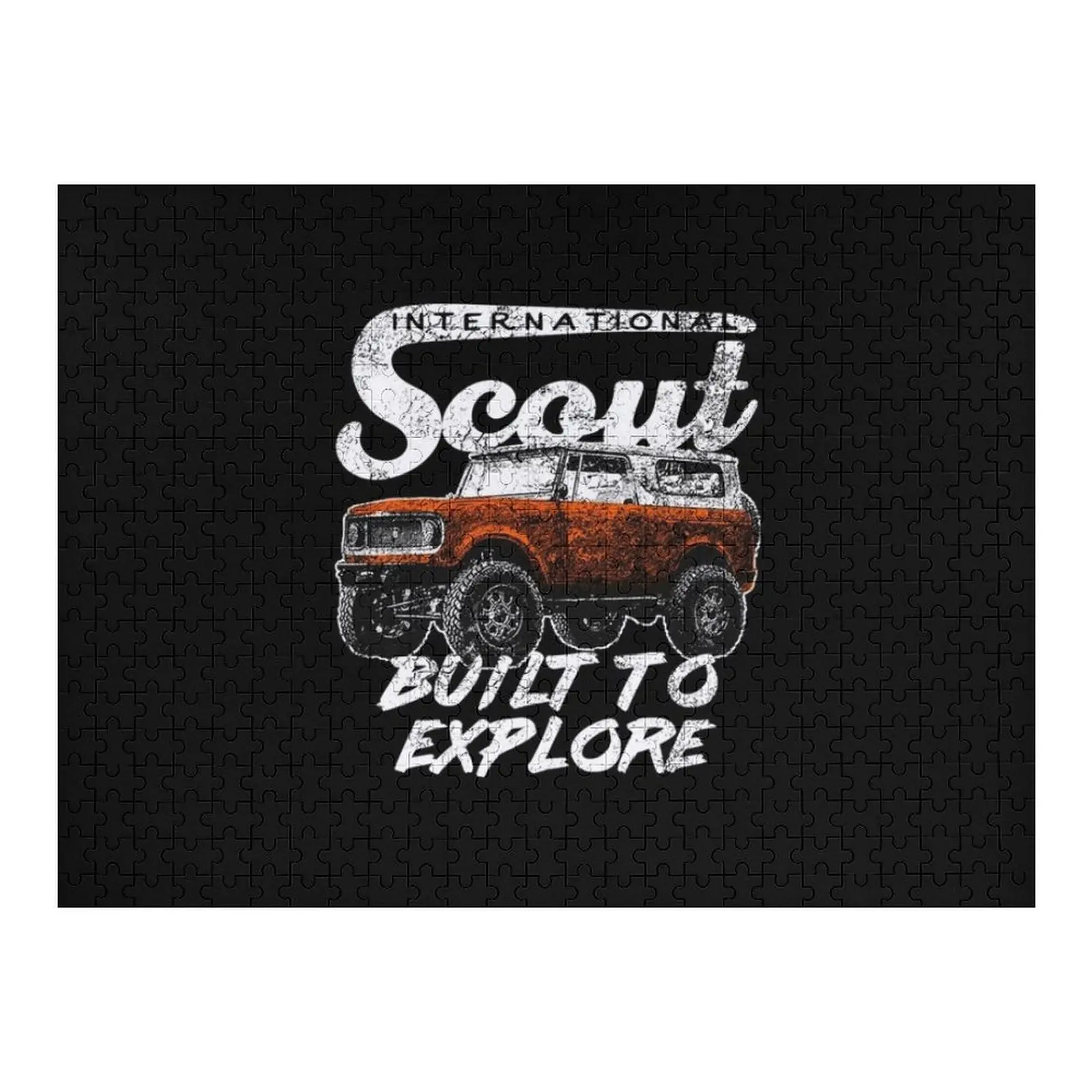 

Международный комбайн Scout II в стиле ретро, созданный для исследования, головоломка, рождественские игрушки, индивидуальное имя, деревянная головоломка для взрослых