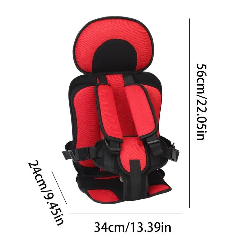 Kid Safety Seat Universal Car Seat Cushion Seat Belts Soft Padding Portable Adjustable Child Safety Belts Travel Car Accessories