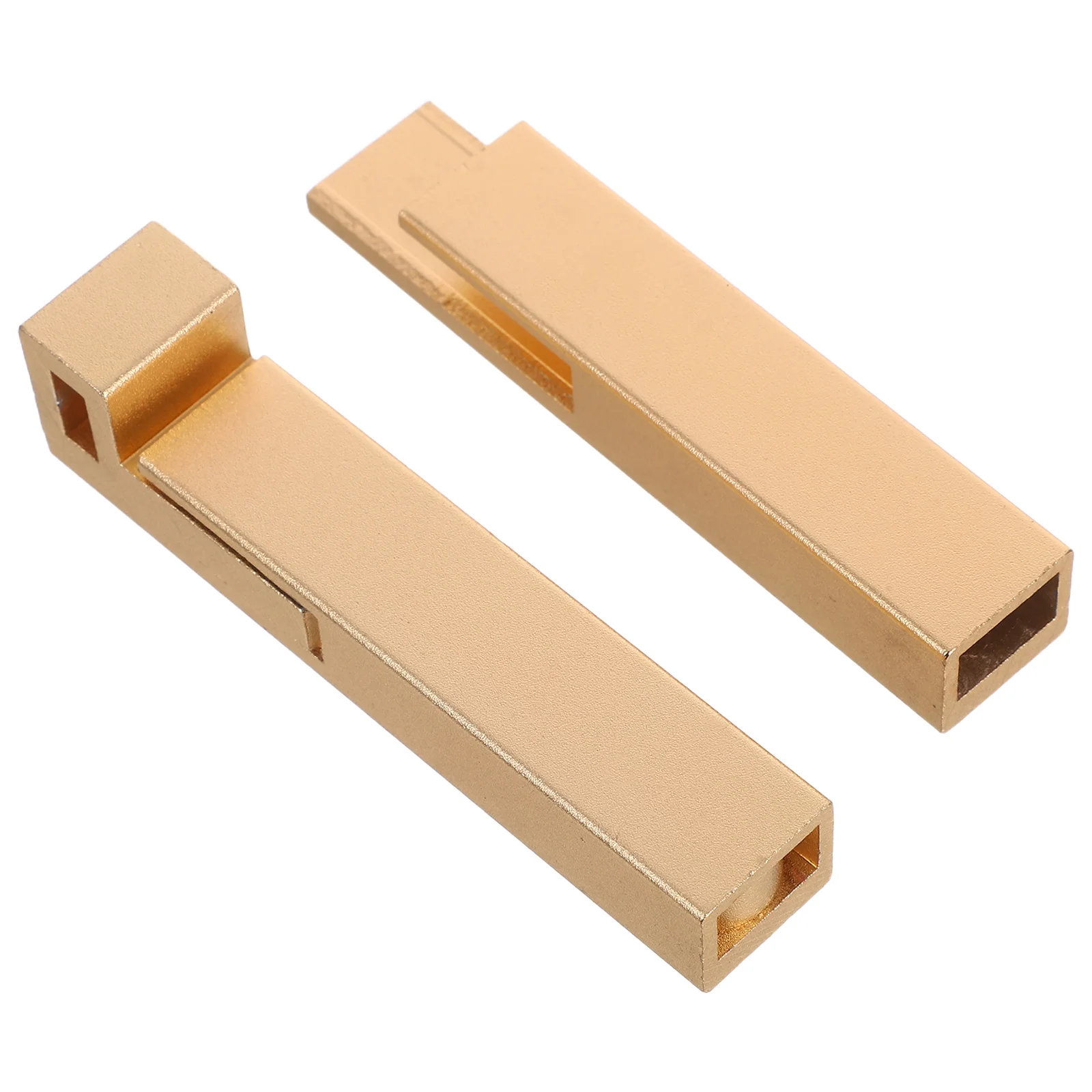

1Set Horizontal Sliding Door Latch in Matte Gold Aluminum Alloy for Bathroom Bedroom Interior Doors Anti-Theft Safety Lock Bolt