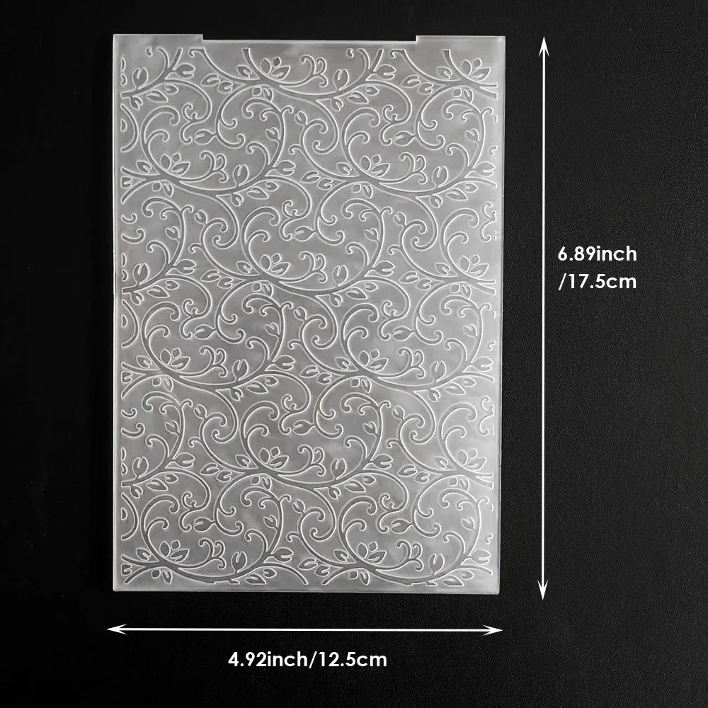 Flower Vine/Leaves/Branches/2D Plastic Embossing Template Folders for Card Making Photo Album DIY Scrapbooking