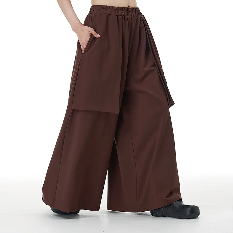 

SuperAen Japan Style Wide-leg Pants Autumn and Winter 2025 New Oversize Women's Loose High Waist Casual Cargo Pants