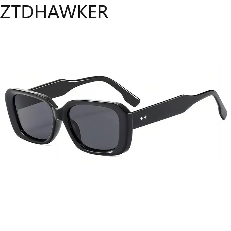 

ZTDHAWKERFashion Rice Nail Square Sunglasses for Women and Men