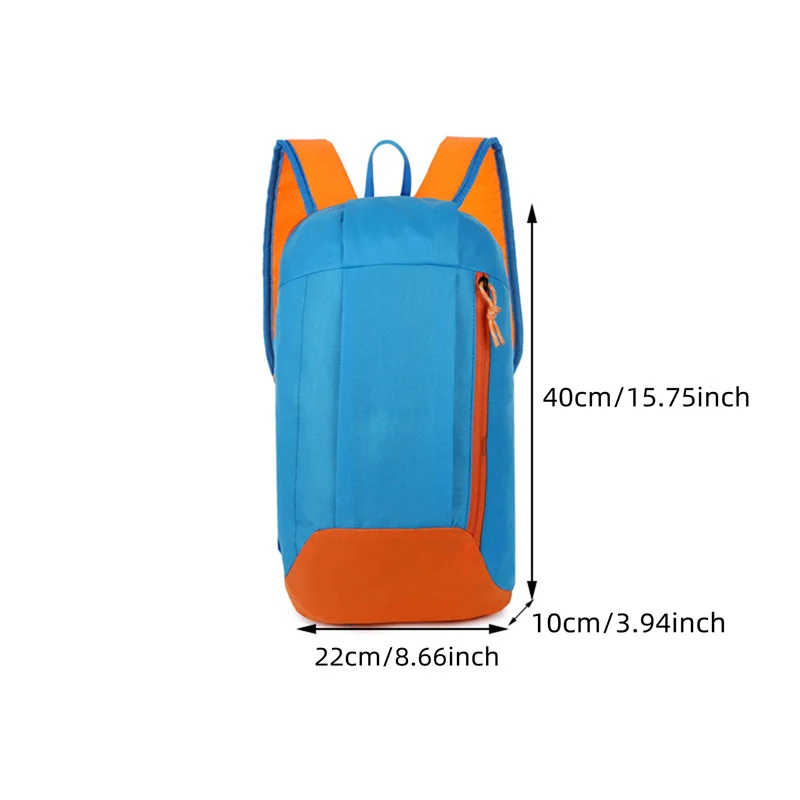 Outdoor Sports Backpack Small Gym Bag Outdoor Fitness Riding Shoulder Bag Color Oxford Cloth Backpack