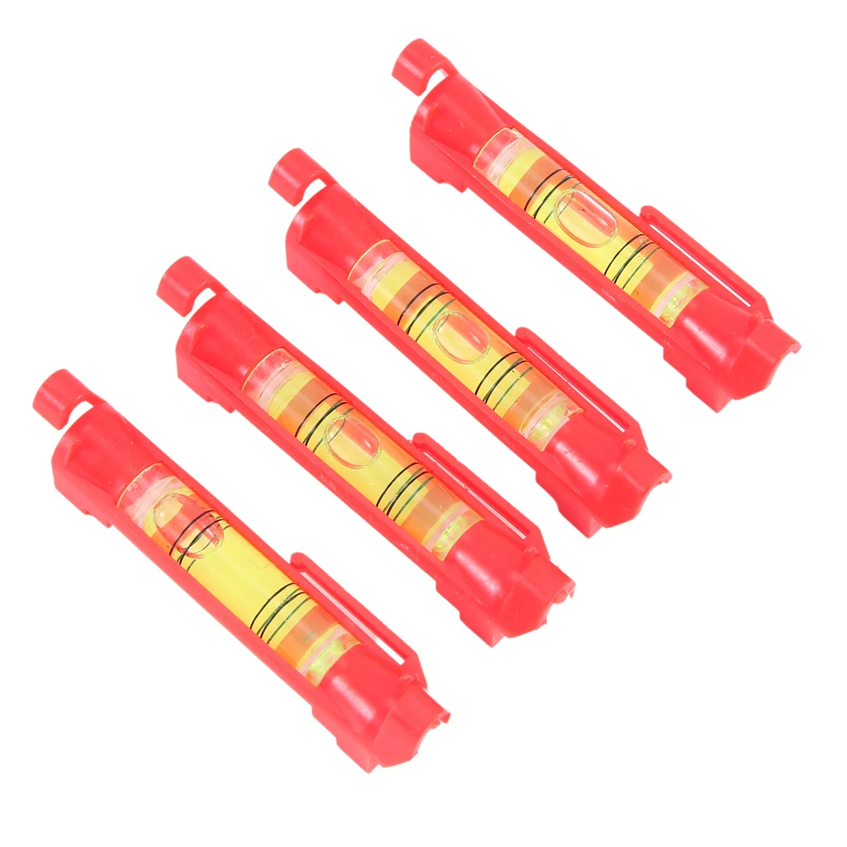 4Pcs String Level Hanging Line for Leveling Surveying, Building Trades, Bricklaying, Etc. (Red)