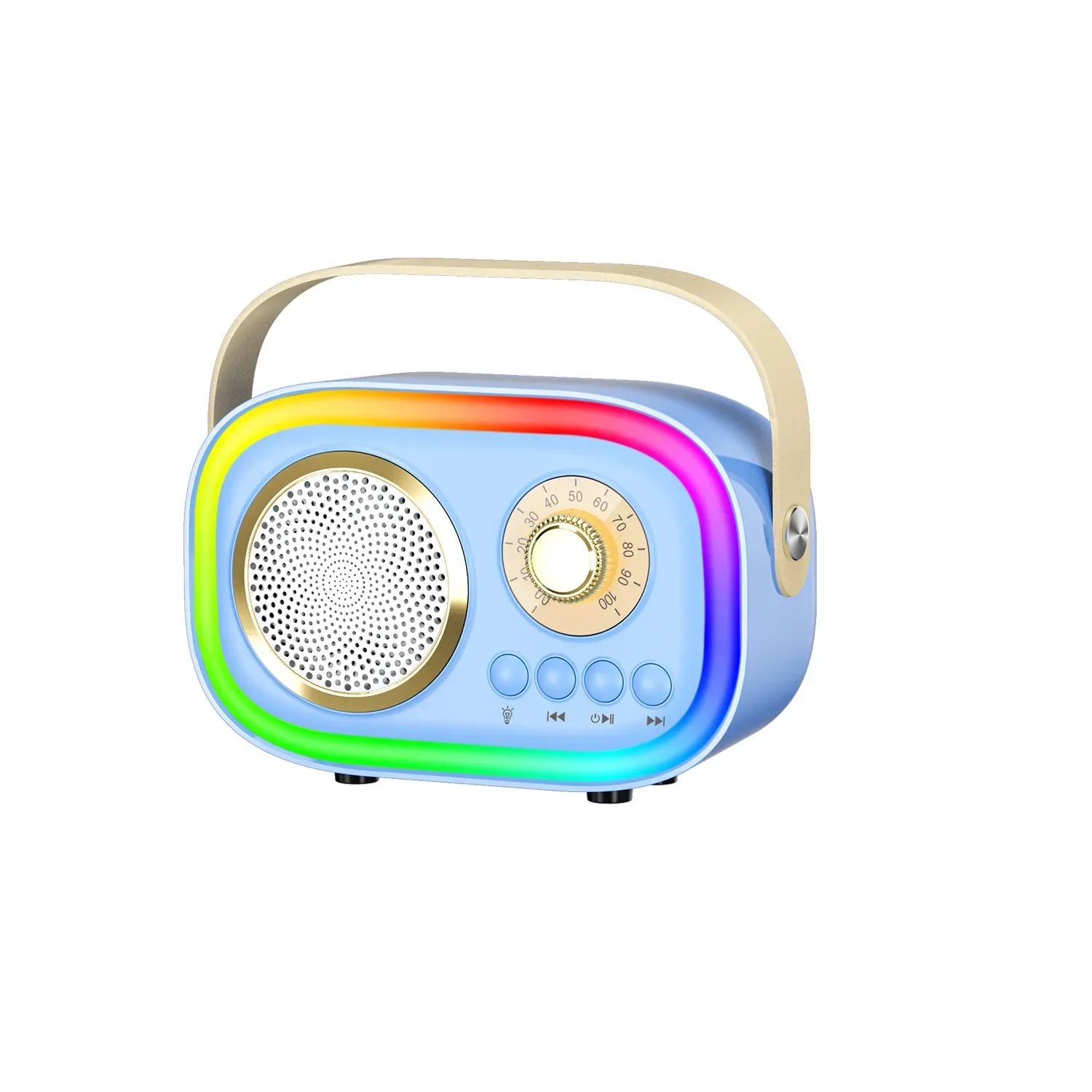 

Bluetooth Karaoke audio integrated, with lamp microphone KTV small speaker mini wireless Bluetooth