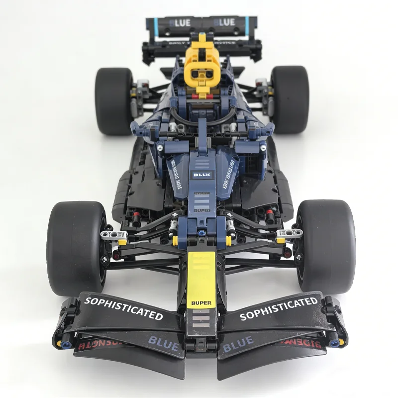 새로운 1000+개 기계식 블록 레이싱 시리즈 DIY STEM 교육용 장난감 세트 창의적인 모델 조립 선물 어린이 청소년용