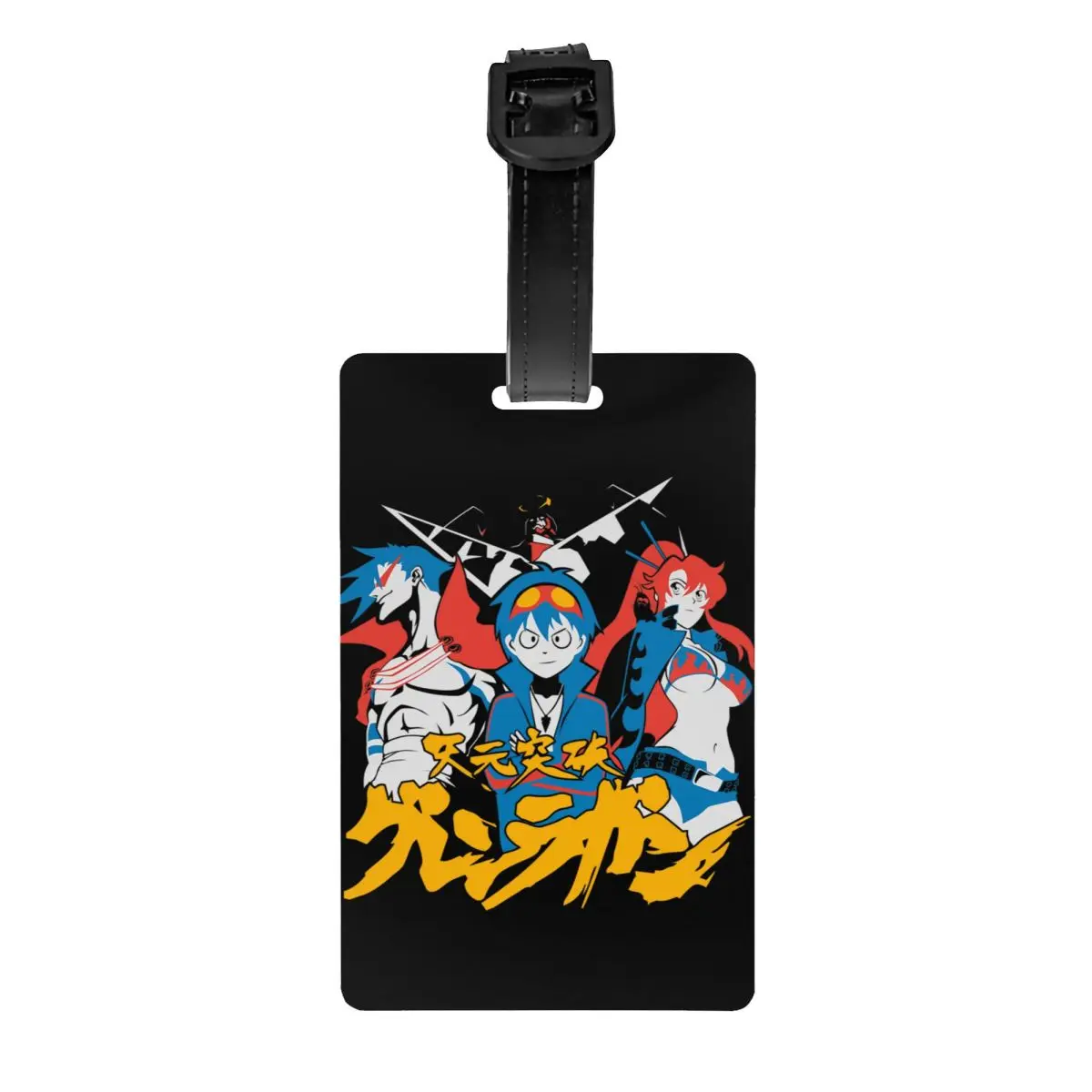 

Gurren Lagann аниме багажные бирки для чемоданов забавные багажные бирки конфиденциальность обложка имя ID Card