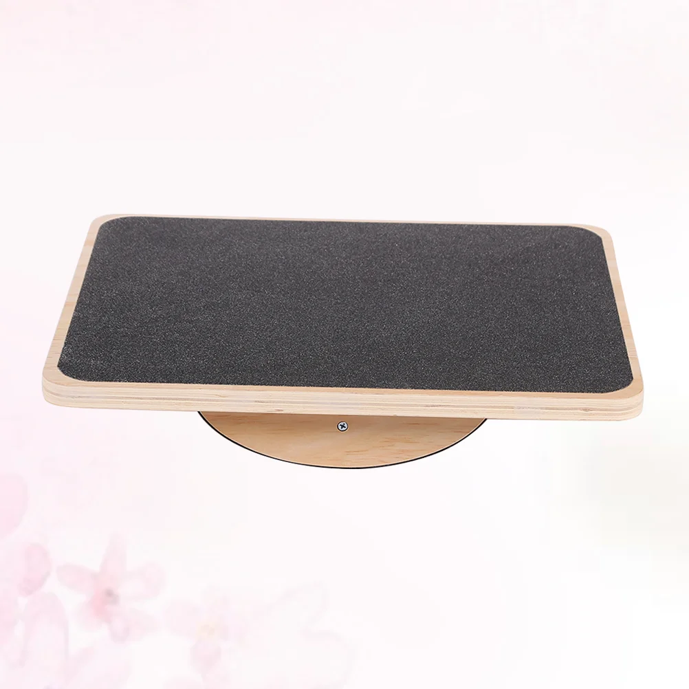 Rectangular Balance Plate for Office Wooden Balancing Board Wobble Home Tranning Device Fitness Equipment Accessories