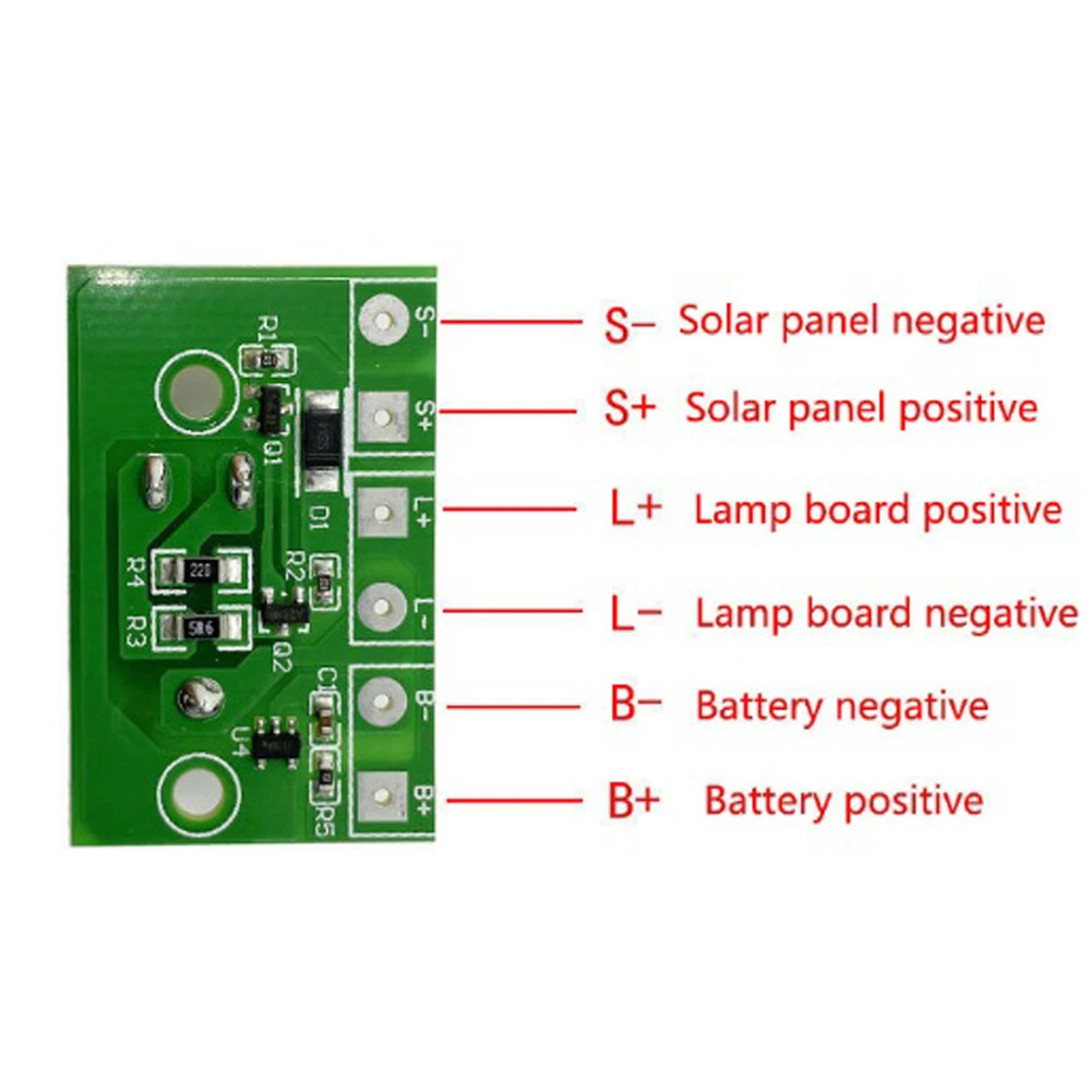 

3.7V 1A Solar Lamp Controller Board LED Lantern Light Control Circuit Board Photo Induction Solar Lamp Controller Module