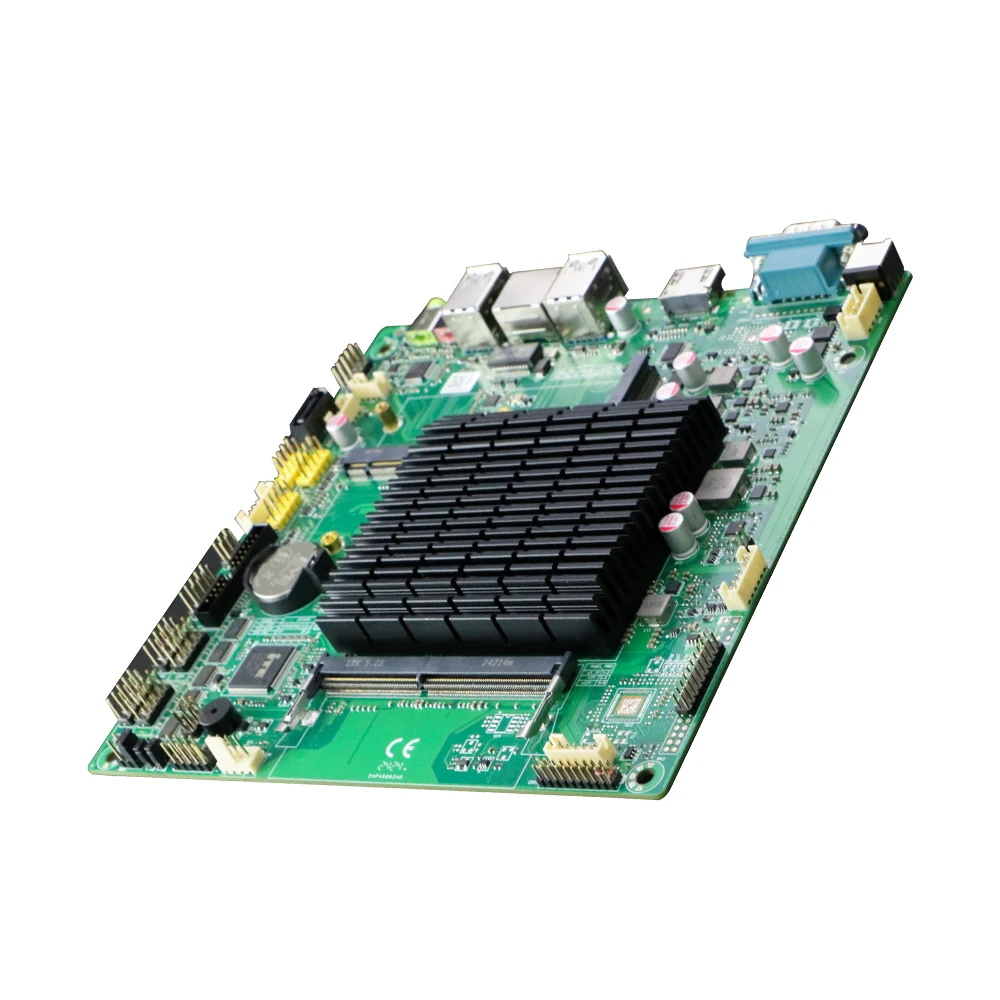 

J6412 Motherboard with VGA Standard ITX 17x 17 1RJ45 Lan Pcb