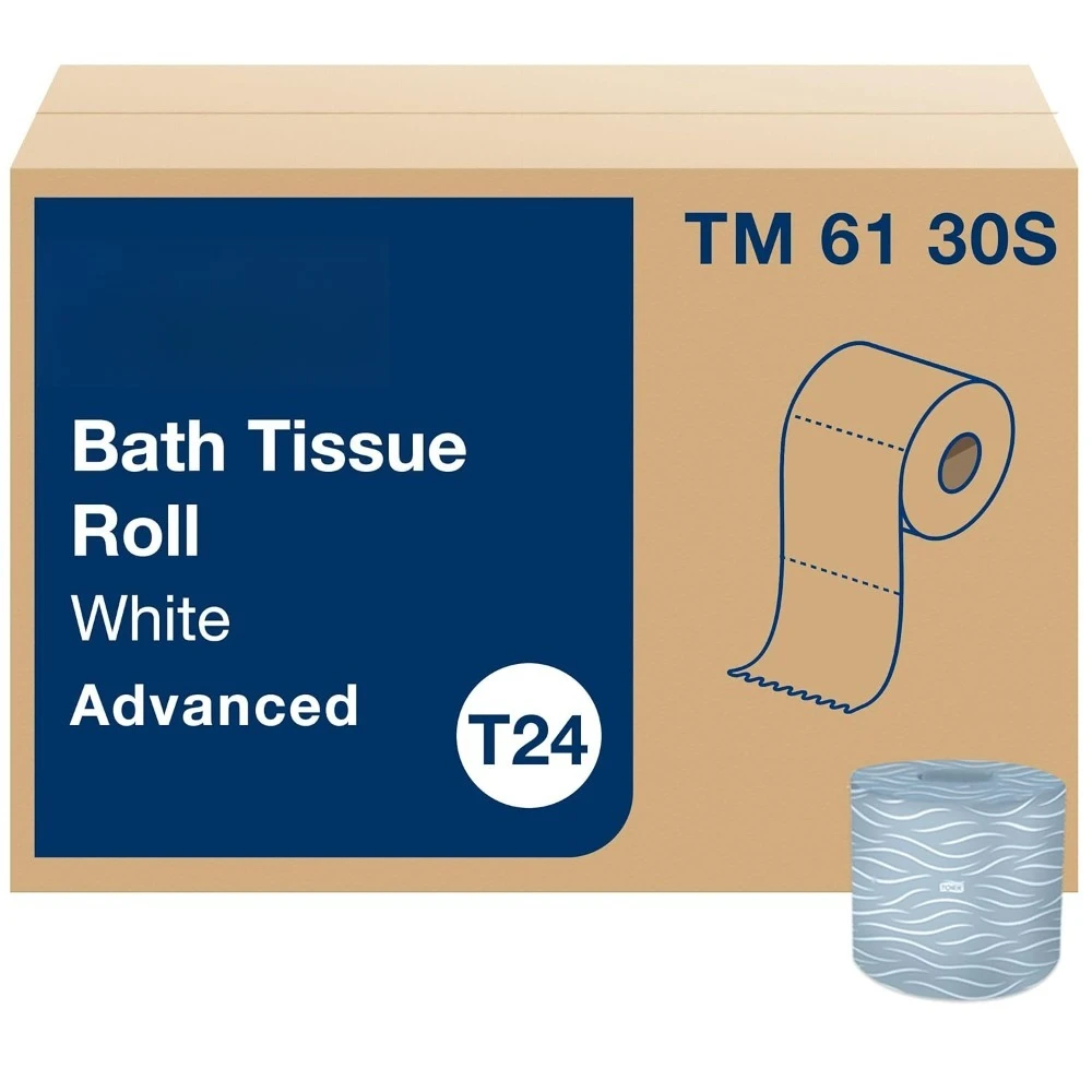 

Туалетная бумага 2-слойная, биоразлагаемая, 4 x 3,75 дюйма, 500 листов в рулоне, 48 рулонов, оптом