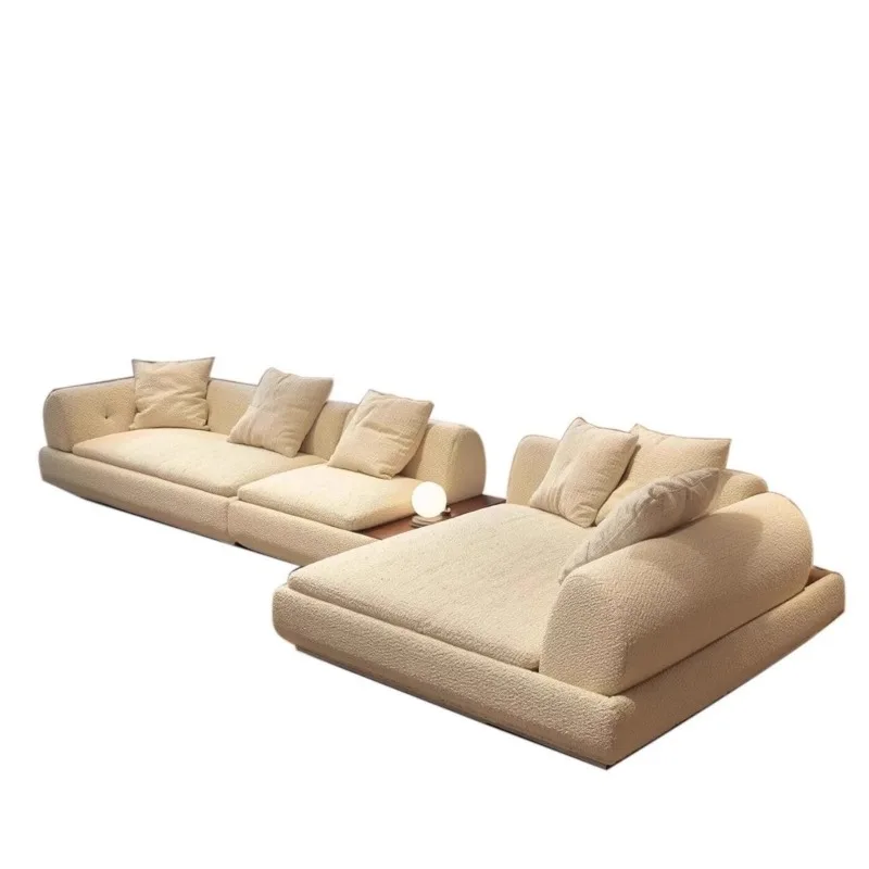 

Super Moon Fabric Sofa Living New Villa Big Concubine