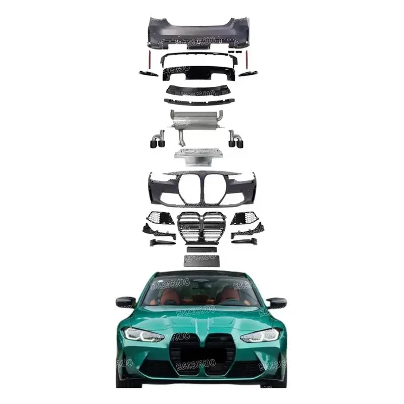 

3 Series F30 F35 Upgr G80 M3 Style Wide Body Kit Front Bumper Rear Bumper Side Skirts Bodykit