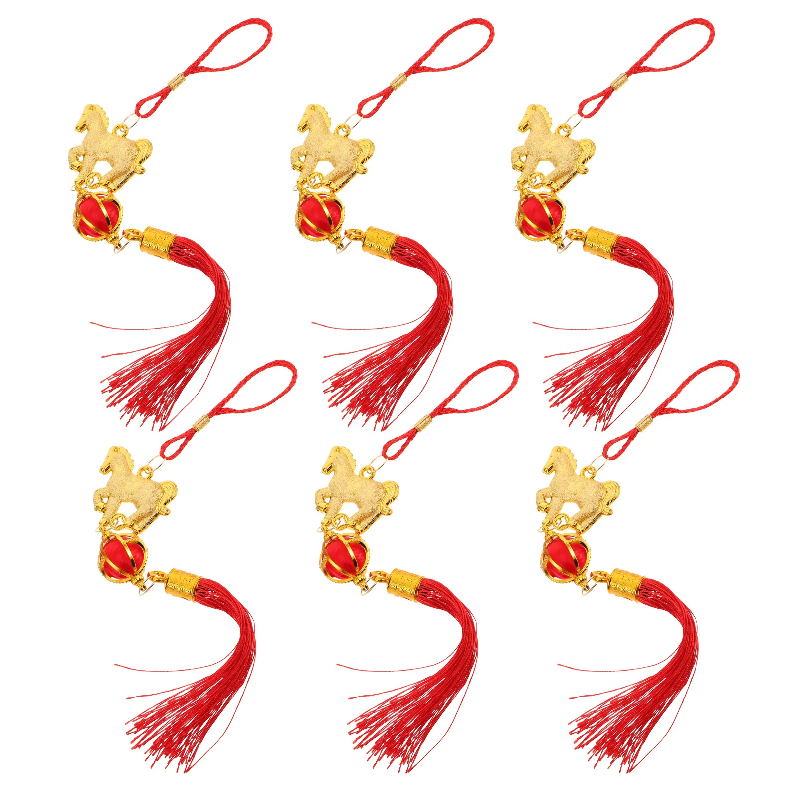 

1 set 1 Set Festival Decoration Pendant: Chinese New Year Hanging Ornaments Horse Design For Spring Festival Home Decor,
