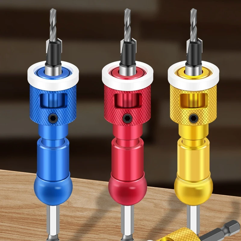 ABPP-النجارة مكافحة الحفر خطوة الحفر الخشب الذاتي التنصت المسمار لكمة ثقوب مثقاب أداة التثبيت