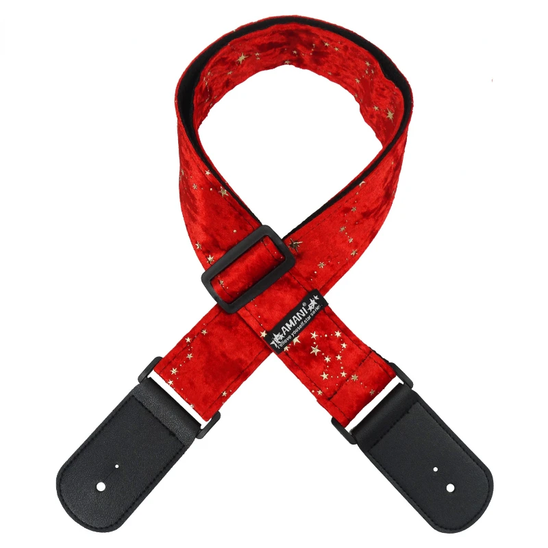 Guitar Strap Is Suitable for Folk Acoustic Guitar Electric Guitar Bass Classical Personality Cartoon Strap