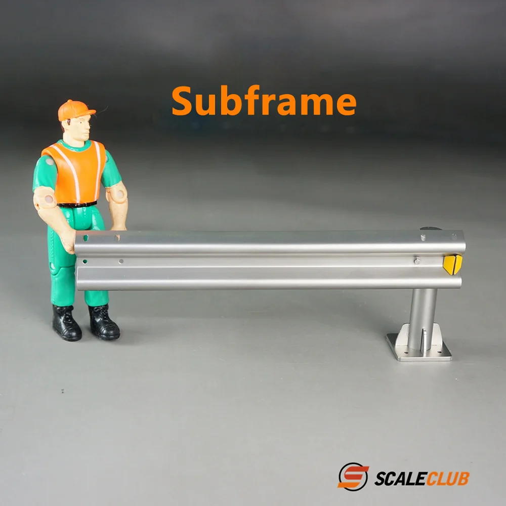 Modelo Scaleclub, simulación de Metal, barandilla de carretera, decoración para camión Tractor 1/14, modelo de vehículo de escalada 1/10, uso de escena