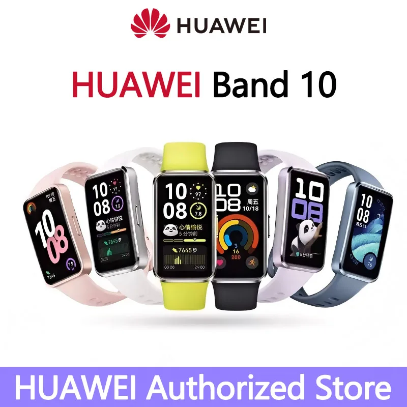 Smartwatch HUAWEI Band 10 Original Compatível com IOS e Android, Monitoramento do Sono, Monitor de Saúde, 14 dias de duração da bateria