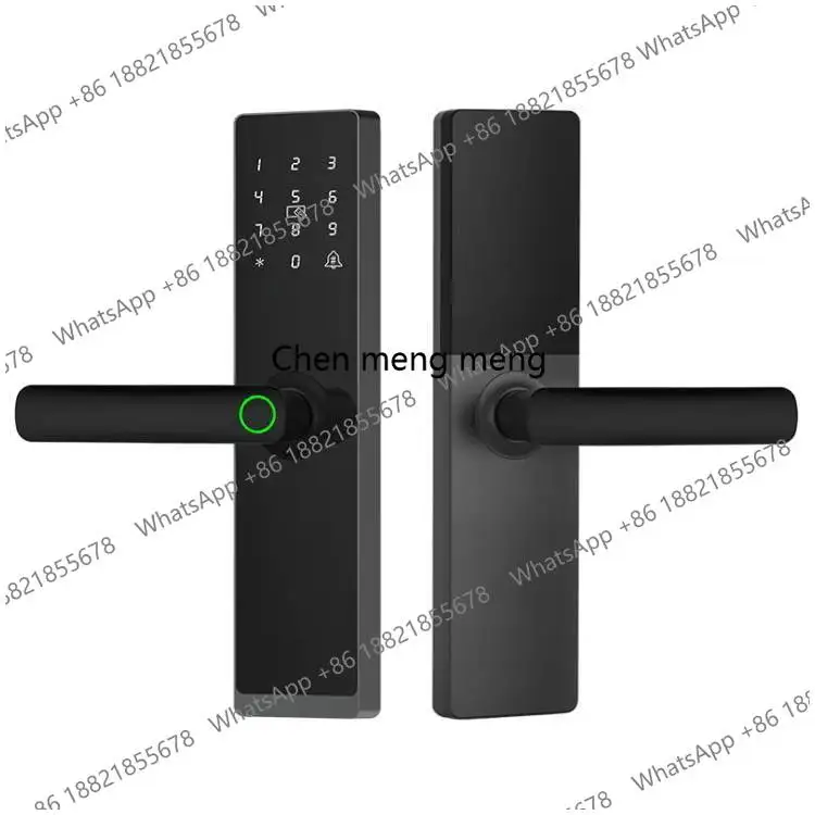 Indoor Wooden Door Fingerprint Bedroom Password Electronic Office Smart Hotel Card Door Lock